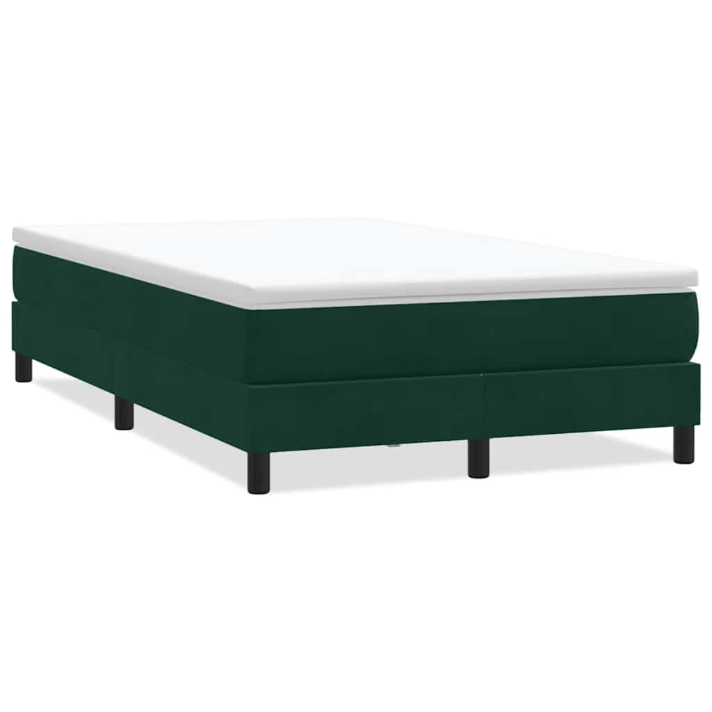 vidaXL Boxspring zonder matras fluweel donkergroen 120x220 cm groen, foto 3