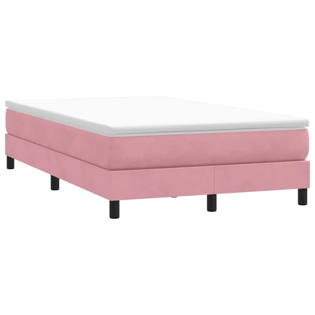 Thumbnail - vidaXL Boxspringbett ohne Matratze Rosa 120x220 cm Samt