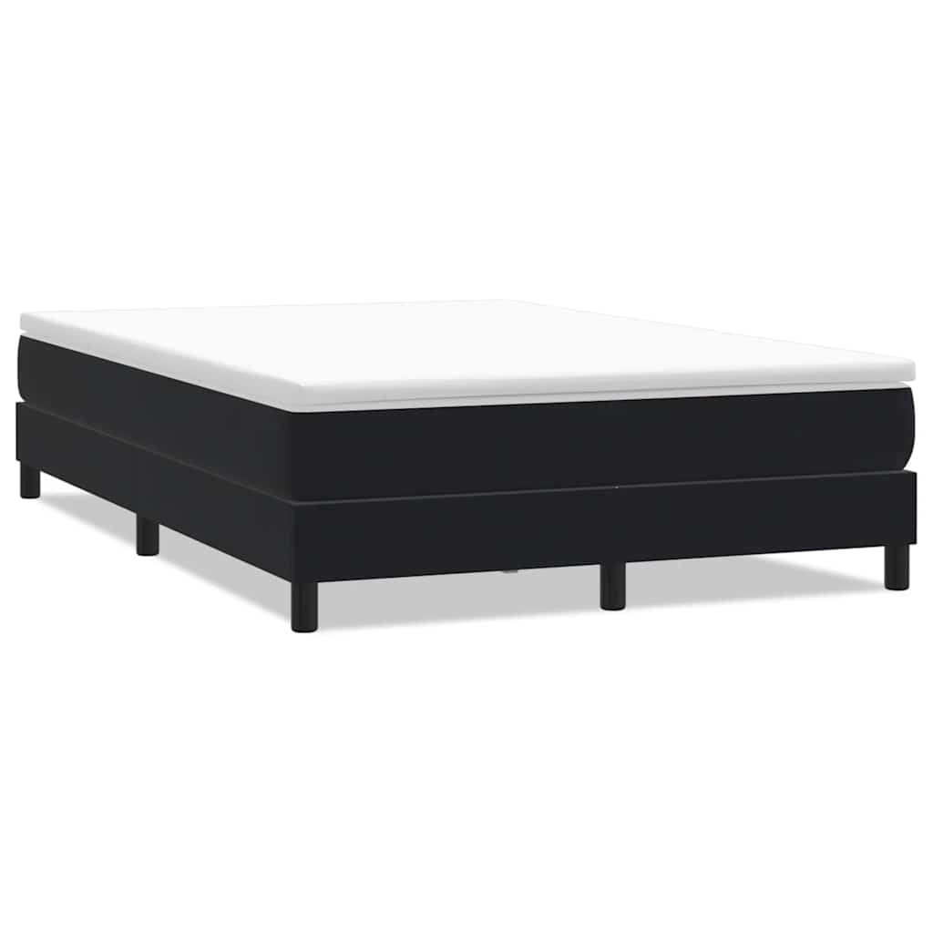 vidaXL Boxspring zonder matras fluweel zwart 140x220 cm, foto 3