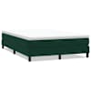 vidaXL Box Vedruvoodi ilma Madratsita Tumeroheline 160x220 cm samet