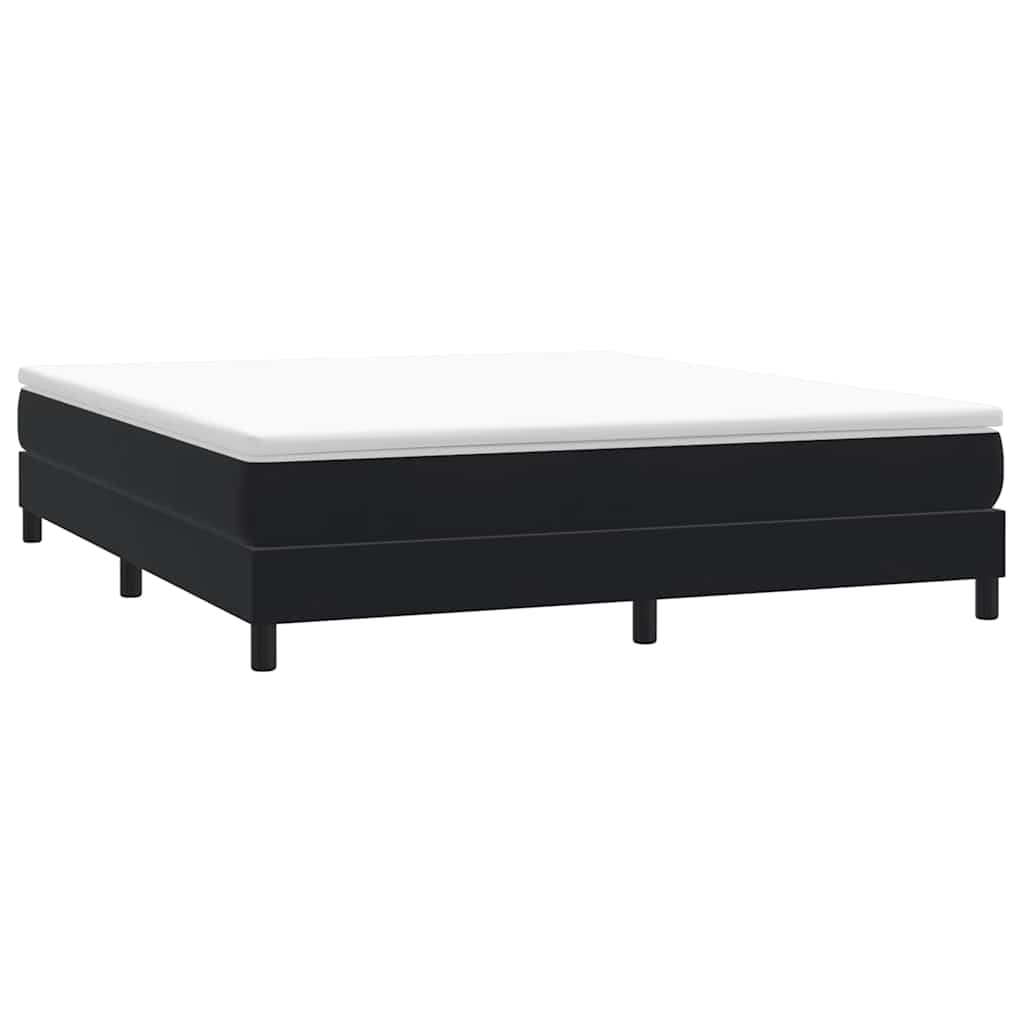 vidaXL Boxspringbed zonder matras 180x220 cm fluweel zwart, foto 2