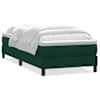 vidaXL Box Vedruvoodi ilma Madratsita Tumeroheline 200x220 cm samet
