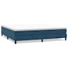 vidaXL Box Vedruvoodi ilma Madratsita Tumesinine 200x220 cm samet