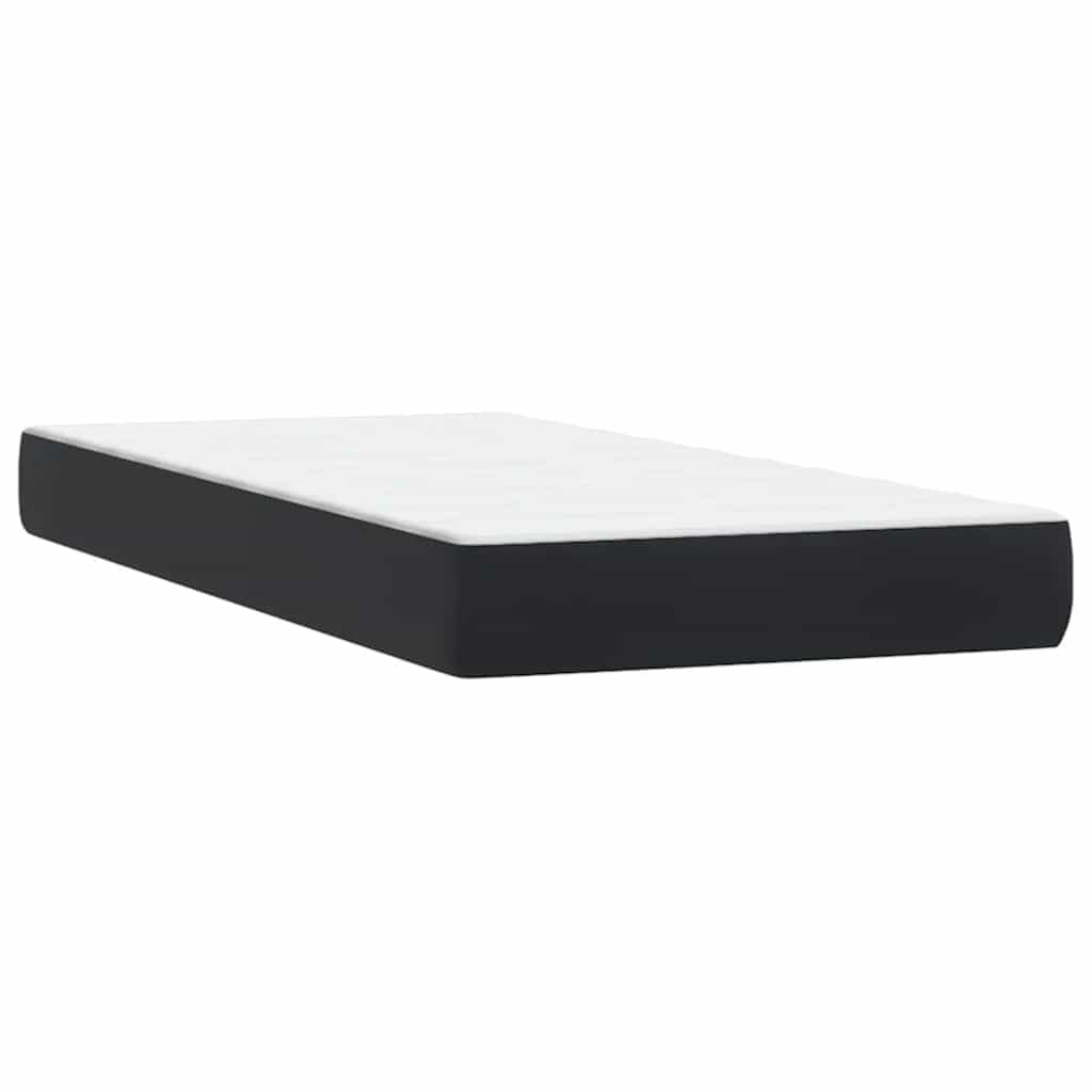 Box spring postel s matrací černá 200x210 cm samet - obrázek 7