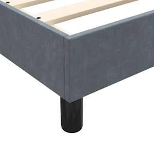 Box spring postel s matrací tmavě šedá 200x210 cm samet - obrázek 10