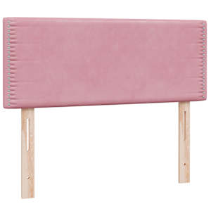 Box spring postel s matrací růžová 120x210 cm samet - obrázek 6