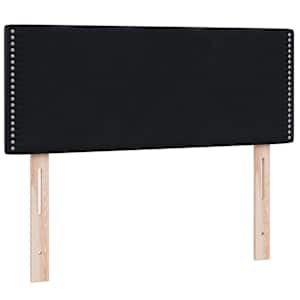 Box spring postel s matrací černá 120x220 cm samet - obrázek 6