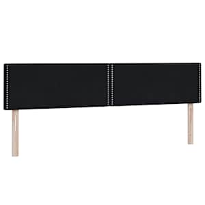 Box spring postel s matrací černá 200x220 cm samet - obrázek 6