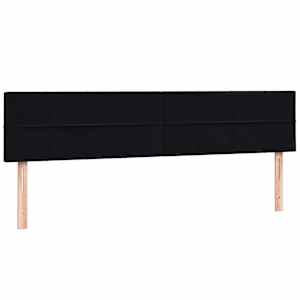Box spring postel s matrací černá 200x220 cm samet - obrázek 6