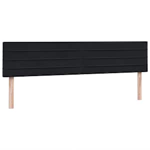 Box spring postel s matrací černá 180x210 cm samet - obrázek 7