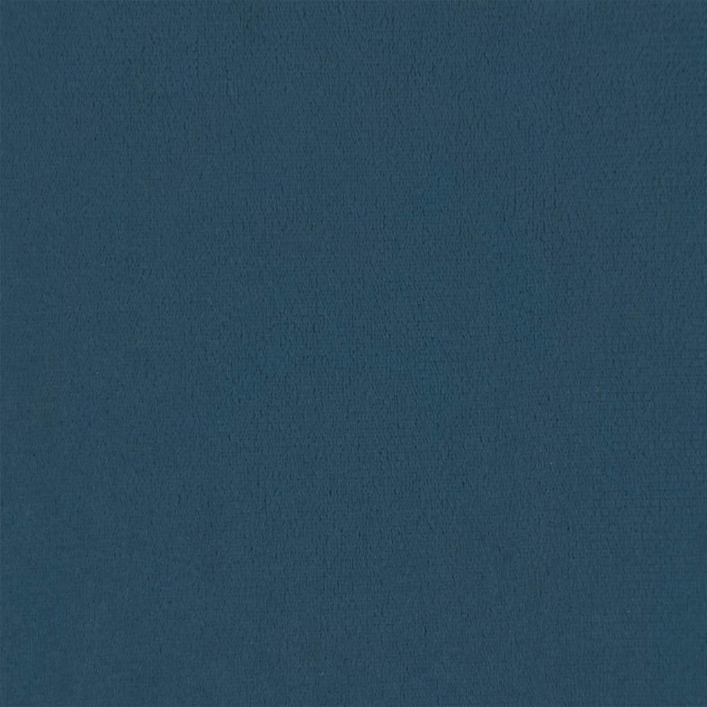 Boxspring met matras fluweel donkerblauw 160x220 cm - Afbeelding 11