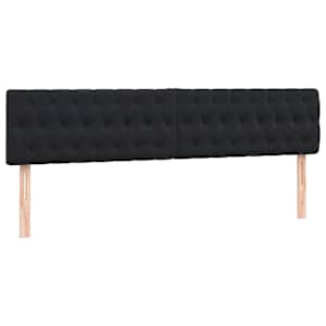 Box spring postel s matrací černá 180x210 cm samet - obrázek 6