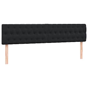 Box spring postel s matrací černá 200x220 cm samet - obrázek 6