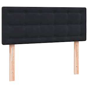 Box spring postel s matrací černá 120x220 cm samet - obrázek 6