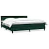 vidaXL Box Vedruvoodi madratsiga Tumeroheline 180x220 cm samet