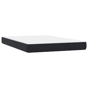 Box spring postel s matrací a LED černá 160x210 cm samet - obrázek 8