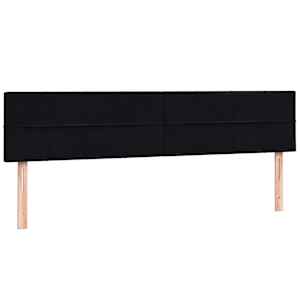 Box spring postel s matrací a LED černá 180x210 cm samet - obrázek 7