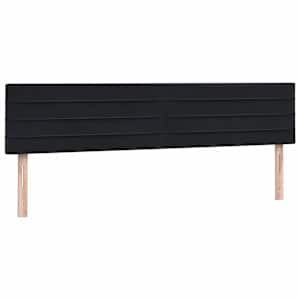 Box spring postel s matrací a LED černá 200x220 cm samet - obrázek 8