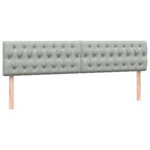 Box spring postel s matrací a LED světle šedá 200x220 cm samet - obrázek 7