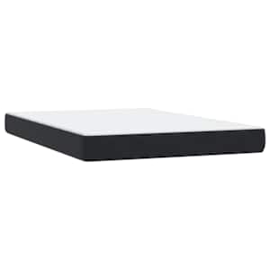 Box spring postel s matrací černá 160x210 cm samet - obrázek 6