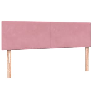 Box spring postel s matrací růžová 160x210 cm samet - obrázek 7