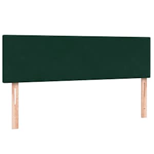 Box spring postel s matrací tmavě zelená 160x220 cm samet - obrázek 7