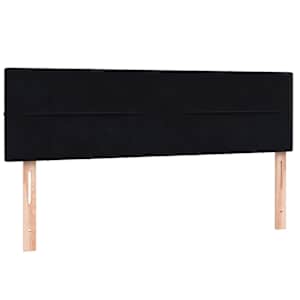 Box spring postel s matrací černá 160x210 cm samet - obrázek 7
