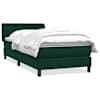 vidaXL Box Vedruvoodi madratsiga Tumeroheline 80x220 cm samet