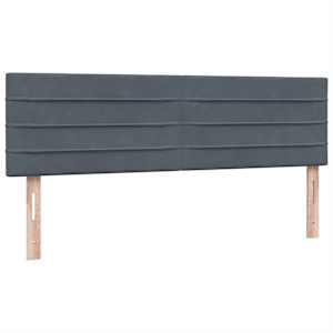 Box spring postel s matrací tmavě šedá 140x210 cm samet - obrázek 8