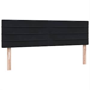 Box spring postel s matrací černá 160x210 cm samet - obrázek 8