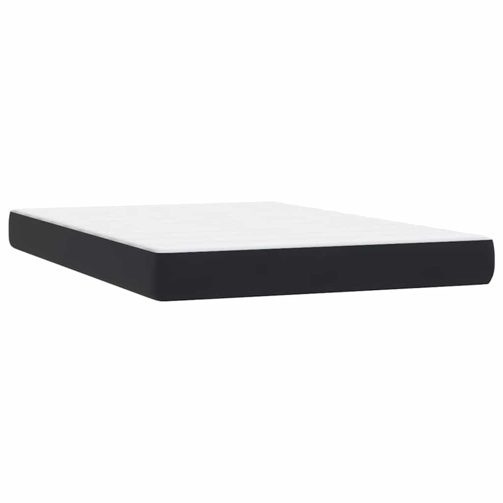 Box spring postel s matrací černá 160x210 cm samet - obrázek 6