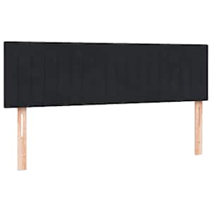 Box spring postel s matrací černá 160x210 cm samet - obrázek 7