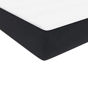 Box spring postel s matrací černá 160x210 cm samet - obrázek 9