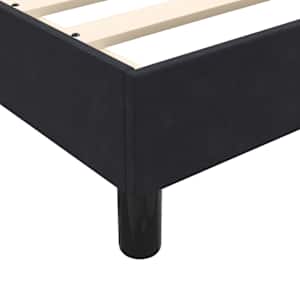 Box spring postel s matrací černá 160x210 cm samet - obrázek 10