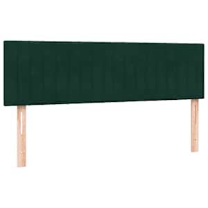 Box spring postel s matrací tmavě zelená 160x220 cm samet - obrázek 7