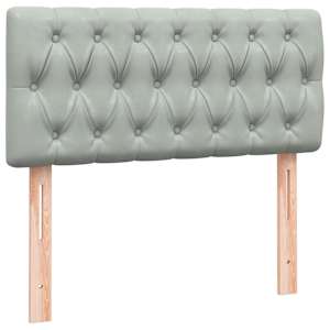 Box spring postel s matrací světle šedá 80x210 cm samet - obrázek 8