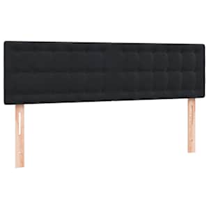 Box spring postel s matrací černá 160x210 cm samet - obrázek 7