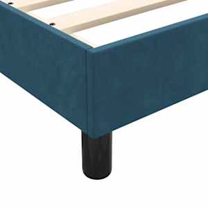 Box spring postel s matracemi tmavě modrá 200x210 cm samet - obrázek 10
