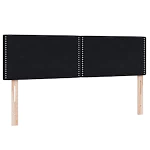 Box spring postel s matrací černá 160x210 cm samet - obrázek 7