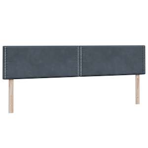 Box spring postel s matrací tmavě šedá 200x210 cm samet - obrázek 7