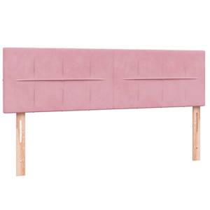 Box spring postel s matrací růžová 160x210 cm samet - obrázek 7