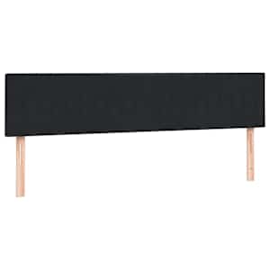 Box spring postel s matrací černá 200x220 cm samet - obrázek 7