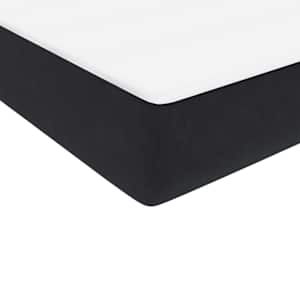 Box spring postel s matrací černá 90x210 cm samet - obrázek 9