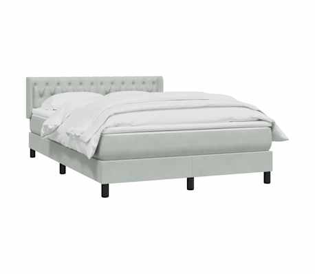 vidaXL &Kappa;&rho;&epsilon;&beta;ά&tau;&iota; Boxspring &mu;&epsilon; &Sigma;&tau;&rho;ώ&mu;&alpha; &Alpha;&nu;&omicron;&iota;&chi;&tau;ό &Gamma;&kappa;&rho;&iota; 160x210 &epsilon;&kappa;. &Beta;&epsilon;&lambda;&omicron;ύ&delta;&iota;&nu;&omicron;