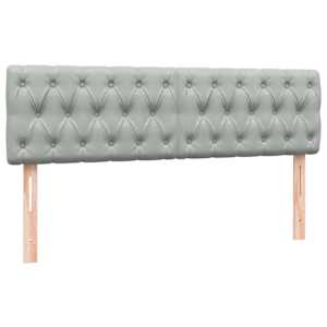Box spring postel s matrací světle šedá 160x210 cm samet - obrázek 7