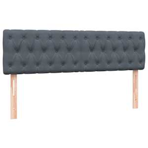 Box spring postel s matrací tmavě šedá 160x210 cm samet - obrázek 7