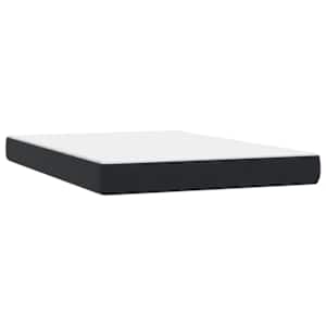 Box spring postel s matrací černá 160x210 cm samet - obrázek 6