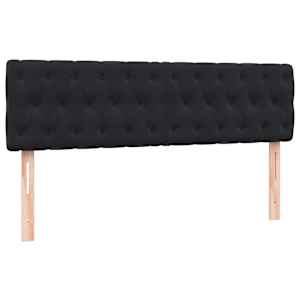 Box spring postel s matrací černá 160x210 cm samet - obrázek 7