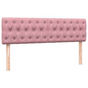 Box spring postel s matrací růžová 160x210 cm samet - obrázek 7