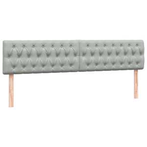 Box spring postel s matrací světle šedá 200x210 cm samet - obrázek 7